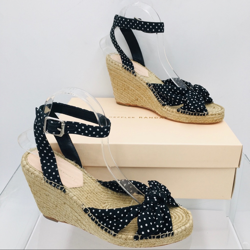 Loeffler Randall Tessa Bow Wedge Espadrille